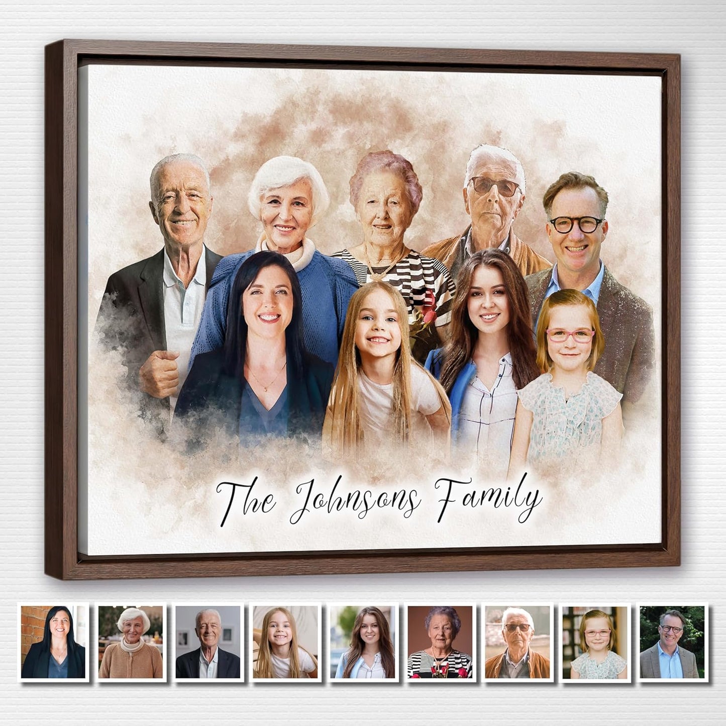 Custom Family Portrait Gift