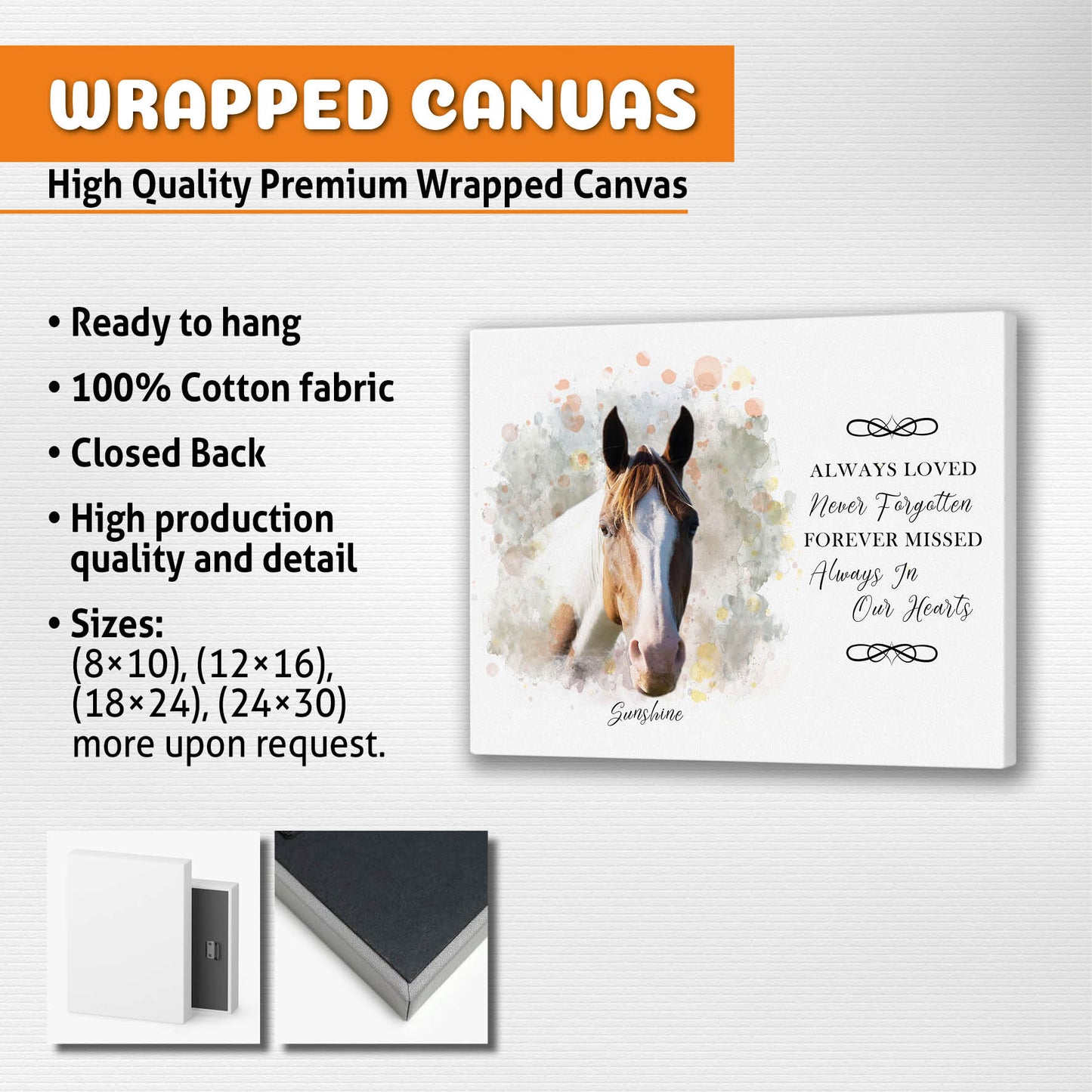 Custom Horse Portrait From Photo