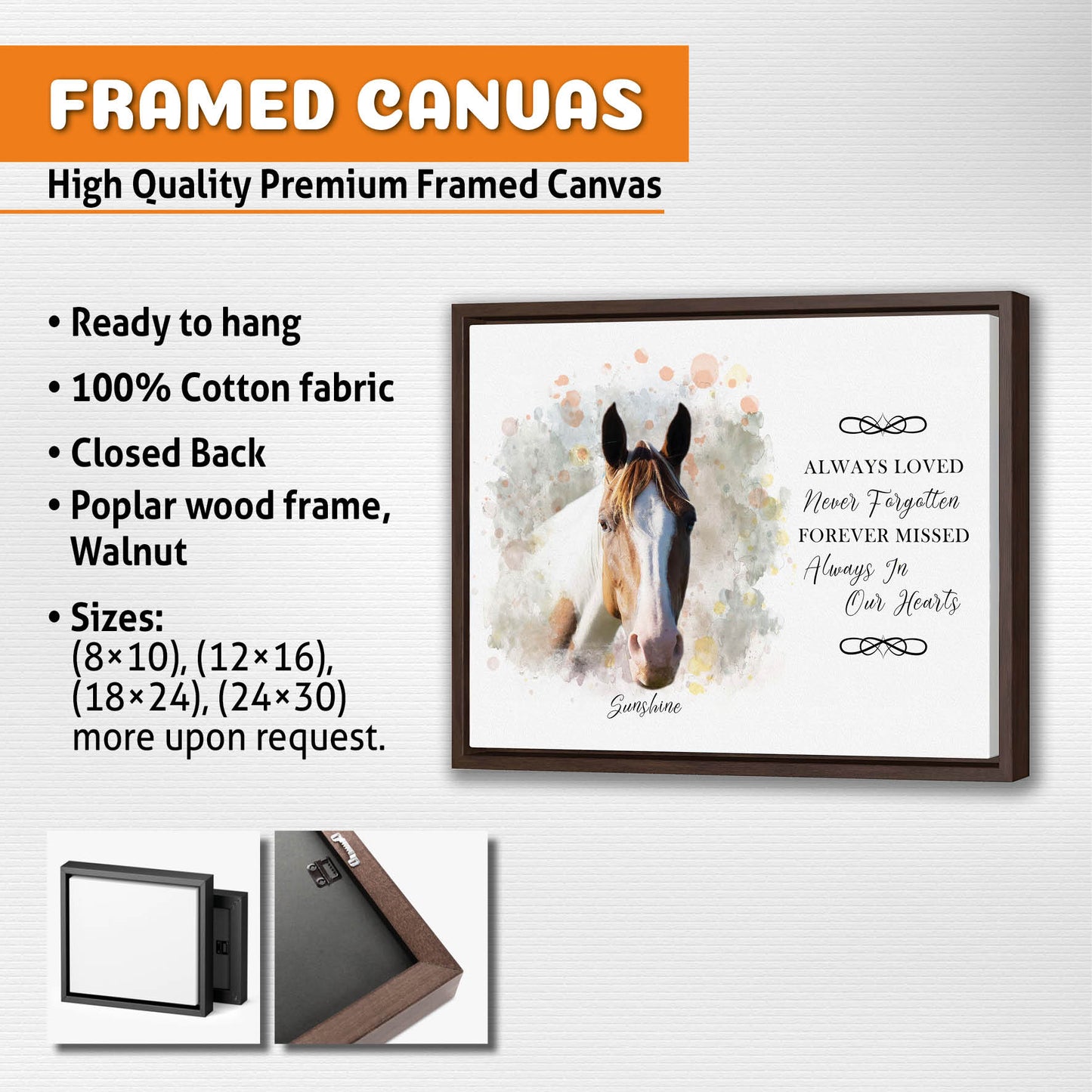 Custom Horse Portrait From Photo