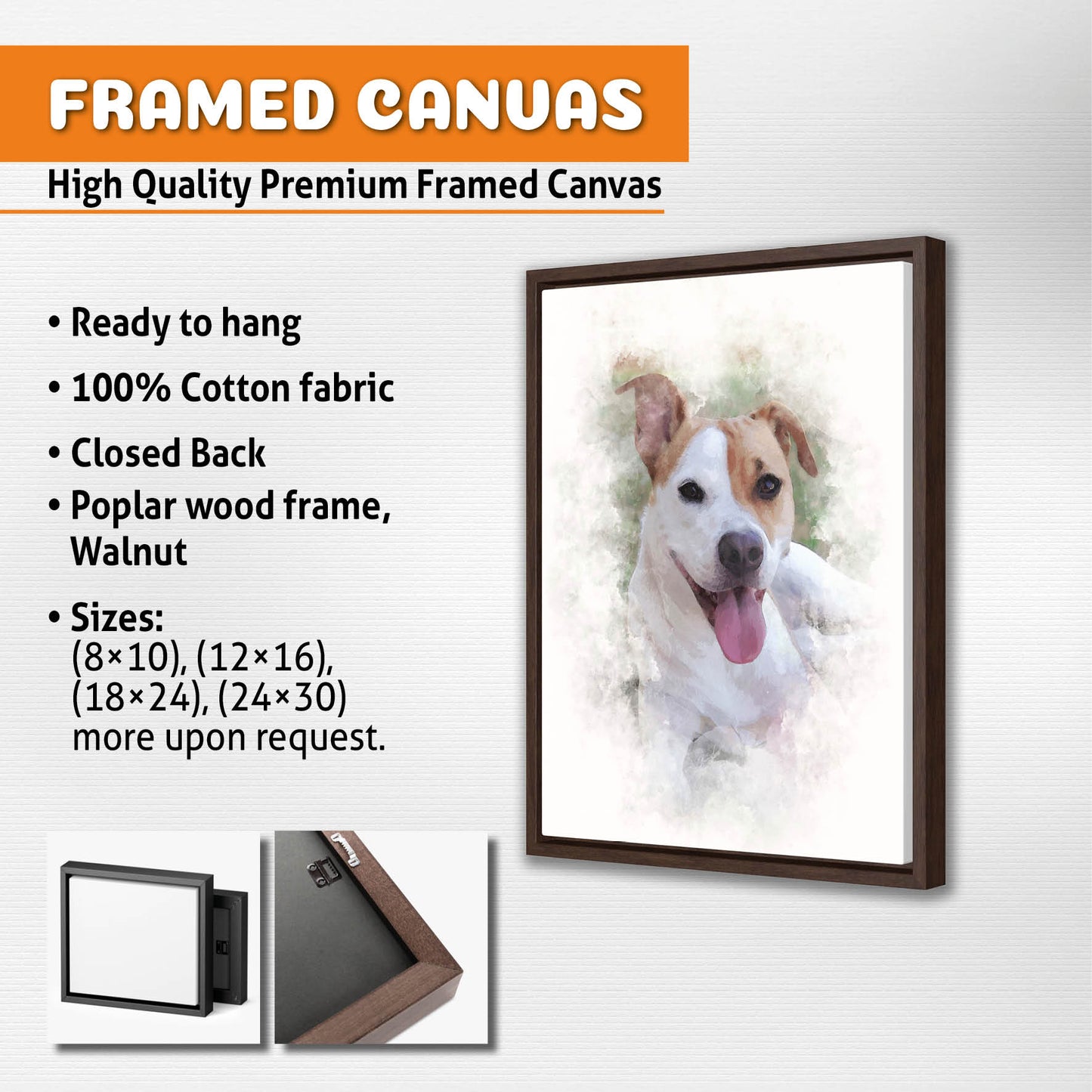 Watercolor Pet Portrait From Photo