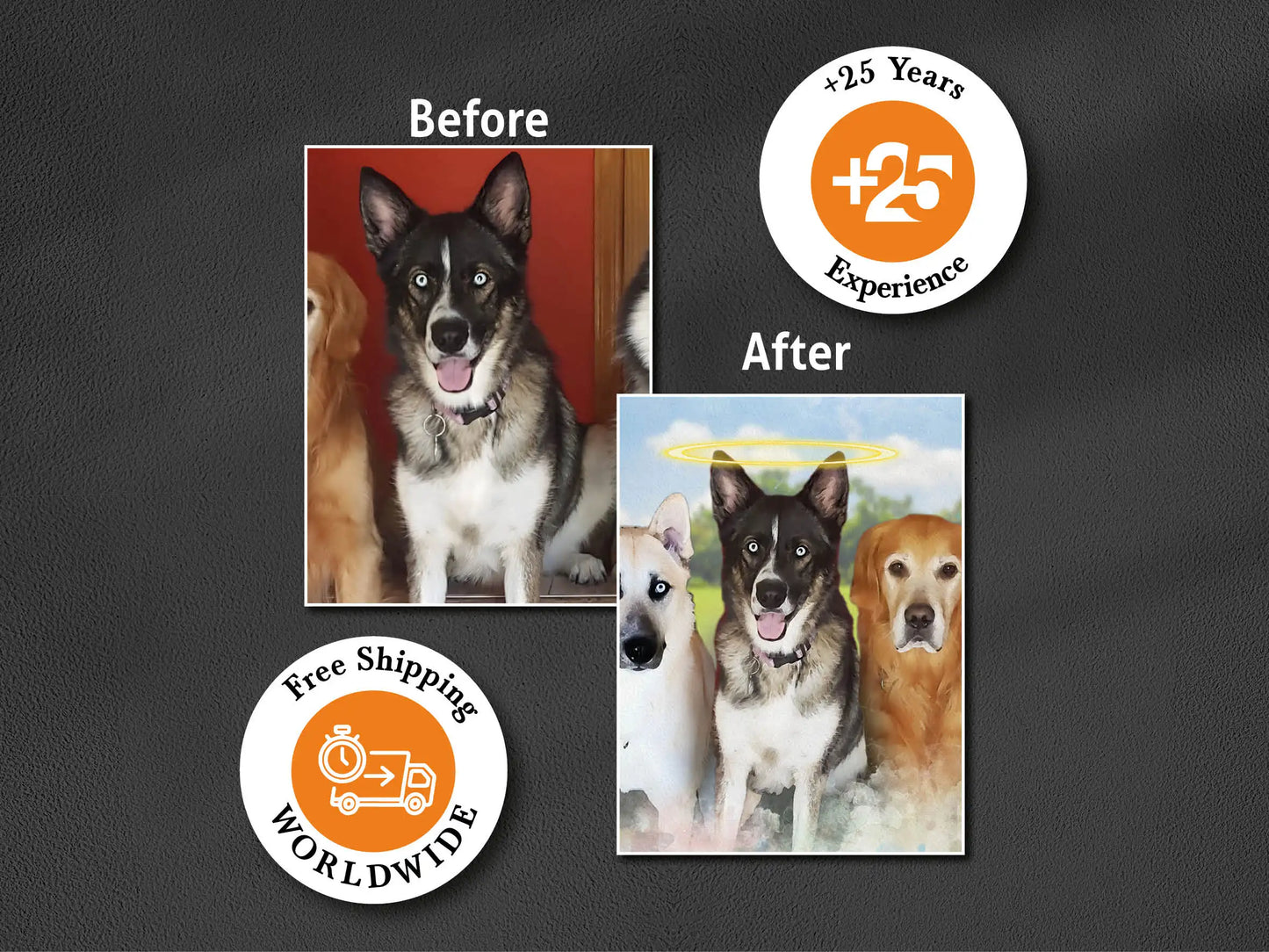 Multiple Pet Portrait