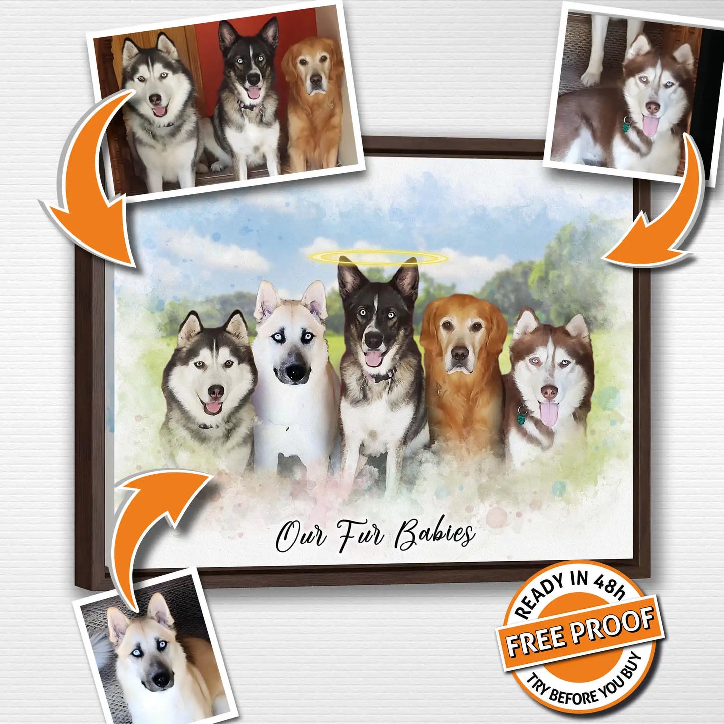 Multiple Pet Portrait