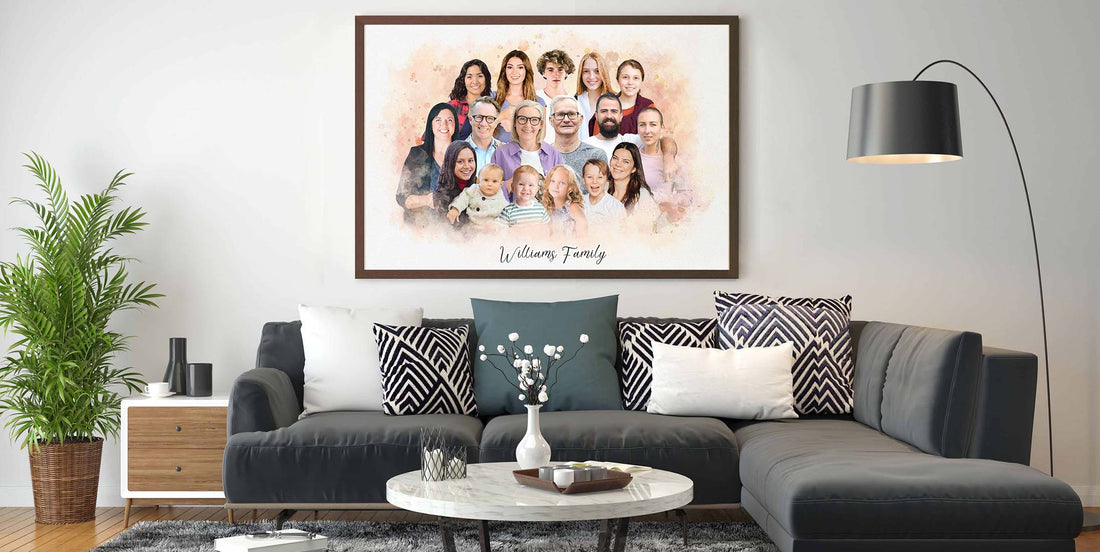 Timeless Love: The Perfect Custom Birthday Gift for Grandparents from Grandkids – Canvas Portraits at Terra Portraits