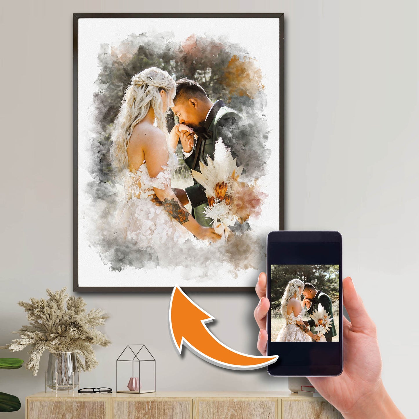 Anniversary Painting, Celebration Artwork, Milestone Portrait, Commemoration Painting, Love Journey Portrait, Couple's Painting, Memory Art, Tribute, Gift Artwork, Celebratory Portrait, Personalized Couple Painting, Custom Couple Portrait, Couple Artwork, Bespoke Couple Painting, Customized Portrait, Personalized Art, Couple Portrait,