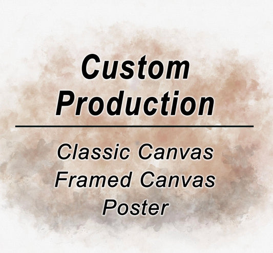 Custom Production Poster, Canvas, Framed Canvas