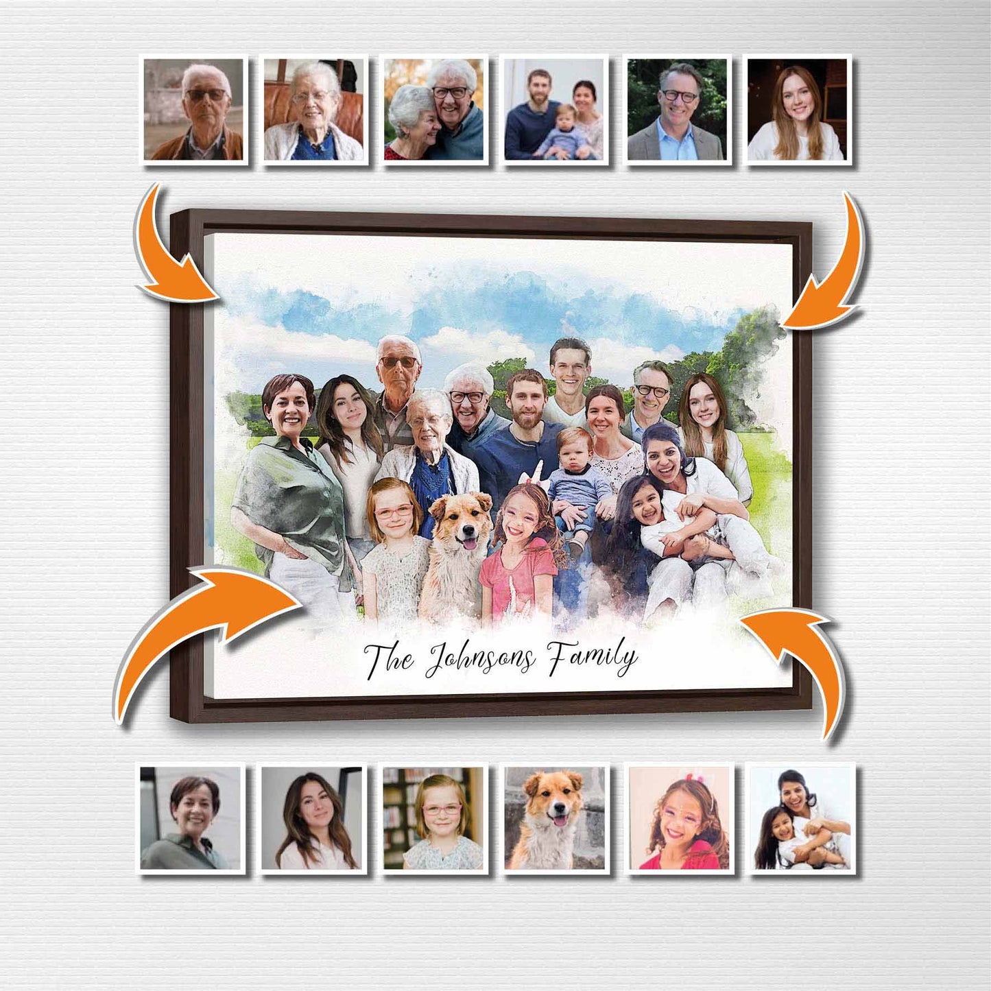 Personalized Family Portrait